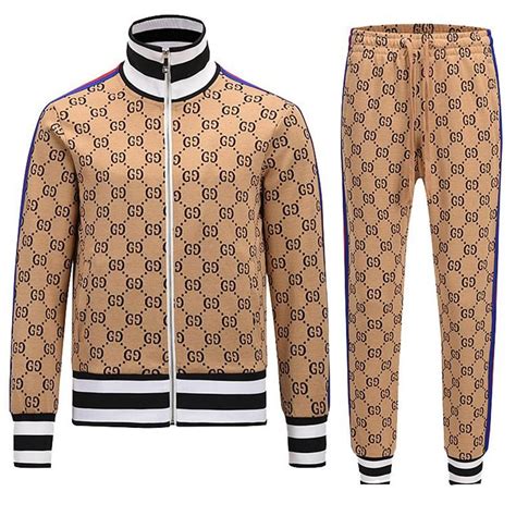 men's gucci jumpsuit|gucci velour tracksuit men.